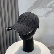 미*** 로고 빈티지 데님 볼캡 수입