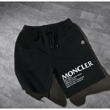 로고 프린트 캐주얼 커플 면반바지