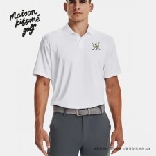메* 키츠네 골프 쿨론 반팔 카라 티셔츠 334