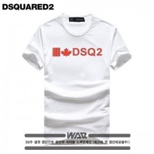 디**** 바코드 레드 로고 티셔츠