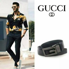 구* 블랙G로고 벨트