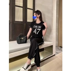 디* 수입고급 jersey 47 코튼 티셔츠 & 조거팬츠 세트