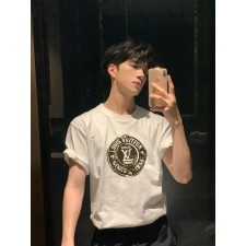 루* 스탬프 반팔 티셔츠