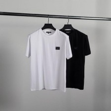 돌* 로고패치 라운드 반팔티