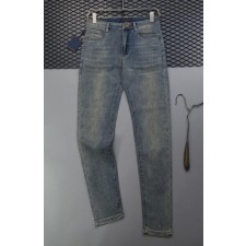 루* 모노그램 로고포인트 워싱스판 데님진수입풀