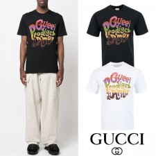 구* 프로디지 아모르 프린트 실켓 티셔츠