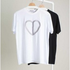 디* CD자수 라운드 반팔티셔츠