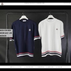 포인트 삼선 니트