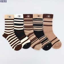 셀** 로고 스트라이프 남녀공용 5종 양말세트