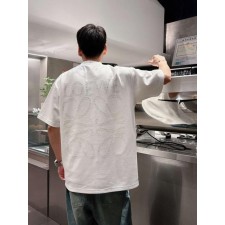 로** 백로고 티셔츠 (목뒤에 가죽패치 달려있음)