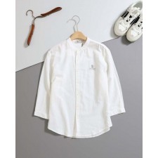 브*** 쿠치넬리 스탠드 헨리넥 린넨 셔츠