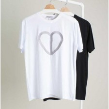 디* CD자수 라운드 반팔티셔츠