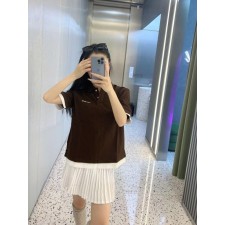 미*** 25 자수로고 레이어드 폴로 반팔셔츠  수입