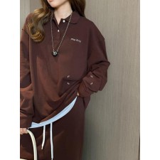 미*** 25 자수로고 폴로 루즈핏 롱슬리브  수입