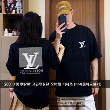 루* 패턴 3d 백디자인 오버핏 티셔츠