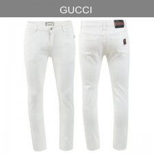 구* 레더탭 스틸로고 화이트 슬림진