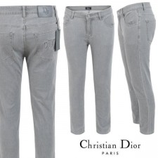 디* 자수 로고 그레이 슬림 일자진