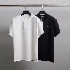 라인 레터링 코튼 반팔티