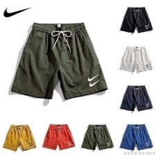 나** 더블 스우시 린넨 스판 밴딩 반바지