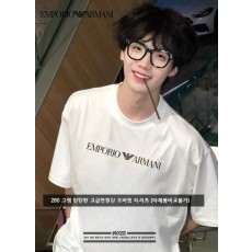 알** ea7 로고 오버핏 티셔츠