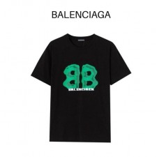 발**** 그린페인팅 BB로고 반팔티