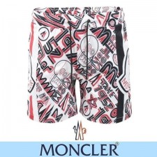 낙서 나염 스윔 팬츠