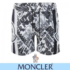 낙서 나염 스윔 팬츠