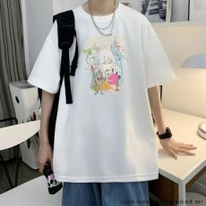 나** 빅사이즈 오버핏 반팔 티셔츠 351