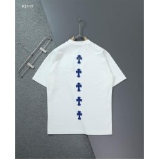 크* 크로스 세메터리 베이직 라운드 티셔츠