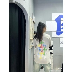 크* 수입고급 컬러 십자가 티셔츠