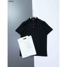 로* 피아나 베이직 로고 카라 반팔 티셔츠