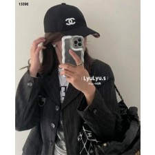 샤* 글라스 로고 코튼 볼캡