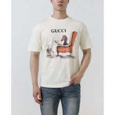 구* 수입 닥스훈트 프린팅 반팔티