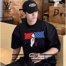 루* 페이지원 로고 디자인 반팔 티셔츠