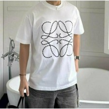 로** 체인애너그램 자수 티셔츠