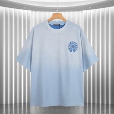 크* 피그먼트 파스텔블루 티셔츠