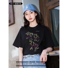 오* 개구쟁이 패밀리 디자인 반팔 티셔츠