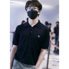 프** 25 자수로고 피케 폴로 니트 반팔티셔츠  수입