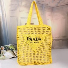 프** 라피아 토트