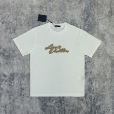 루* 25 엠브로이더드 라피아 로고 반팔티셔츠  수입