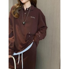 미*** 25 자수로고 폴로 루즈핏 롱슬리브  수입