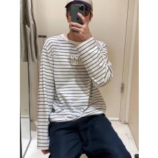 미*** 스트라이프 라운드 롱슬리브  수입