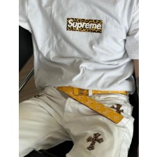 슈** 상하이 레오파드 박스 로고 반팔티  수입