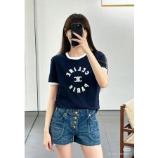 셀** 25 트리옹프 체인 블라종 로고 반팔티셔츠  수입