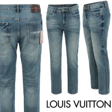 루* 모노 패턴 레터링 슬림 일자진