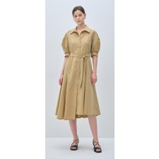 마* 벨티드 히든 버튼 드레스