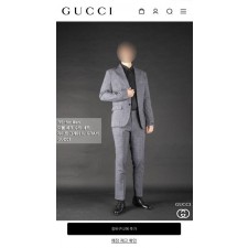 구* 더블체크 수트 셋트