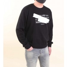 메* 마르지엘라 테이프 프린팅 맨투맨