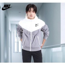 나** 더블스우시 윈드러너 후디 자켓 바람막이