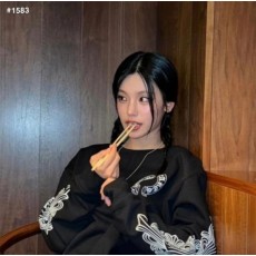 크* 홀스슈 말발굽 롱슬리브 긴팔 오버핏 티셔츠